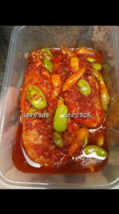 Ready sambal balado udang satang
