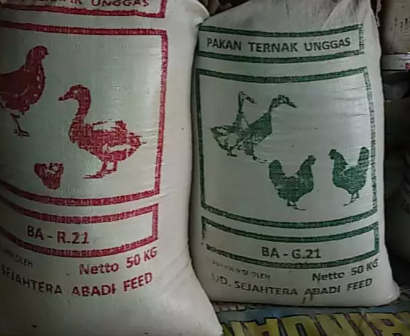 Pakan Ternak Untuk Bebek, Ayam, Petelur, Pedaging dan Unggas